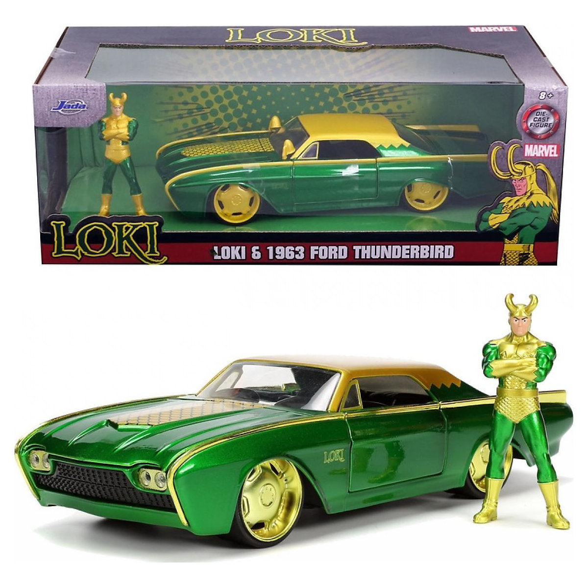 Marvel LokiFord Thunderbird 1:24 Marvel LokiFord Thunderbird 1:24